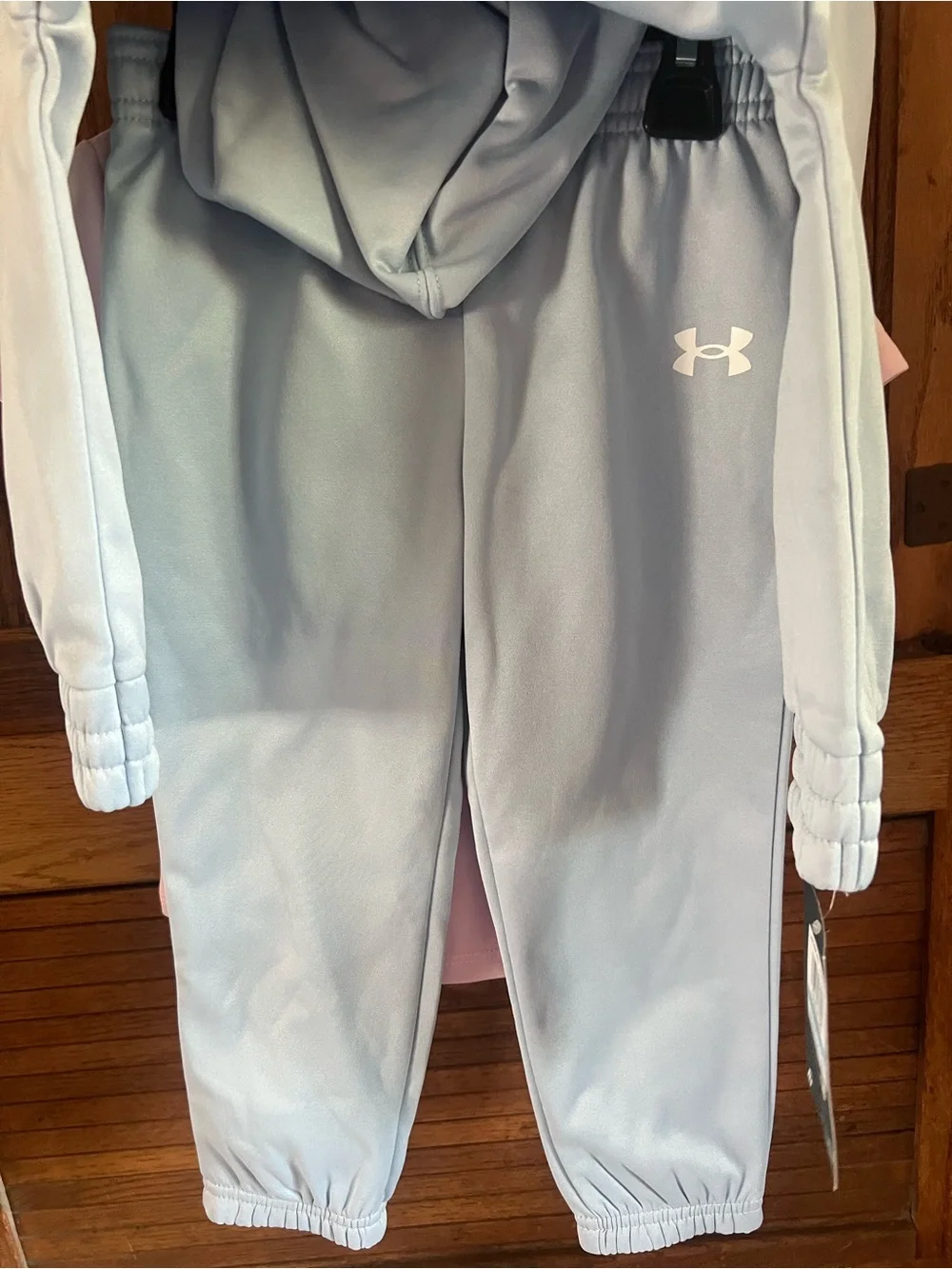 Under Armour Light Blue Girls Hooded Jacket & Joggers Set